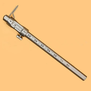 1 Adet Diş implant diş Ölçüm kaliperleri Kemik sırt kalınlığı kalem ölçüm cetveli Yeni