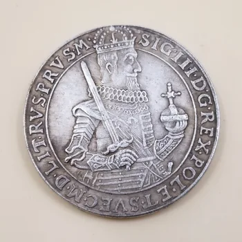 1630 Polonya Gümüş Paralar Ev Dekorasyon Zanaat Sihirli Sikke Masaüstü Süs Koleksiyon Sikke Yılbaşı Hediyeleri#2323