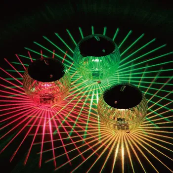 Açık Yüzen Sualtı top lamba Güneş Enerjili Renk Değiştiren Yüzme Havuzu Partisi Gece Lambası Yard Gölet Bahçe Lambası YENİ