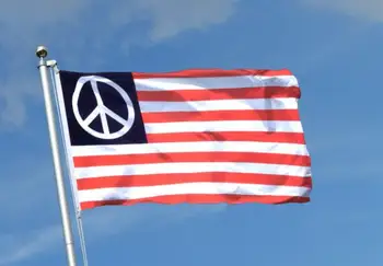 barış Bayrağı ABD şerit afiş bayrağı Dijital 90x150cm 3x5ft dekorasyon Bayrağı hobi Polyester bayrak