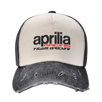Beyzbol şapkası Aprilia Motosiklet Moto Yarış Takımı Merch Unisex Tarzı Vintage Sıkıntılı Denim Snapback Kap