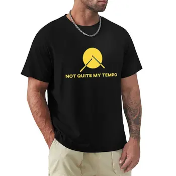 Değil oldukça benim tempo T-Shirt siyah t shirt eşofman özel t shirt kısa tişört T-shirt erkekler