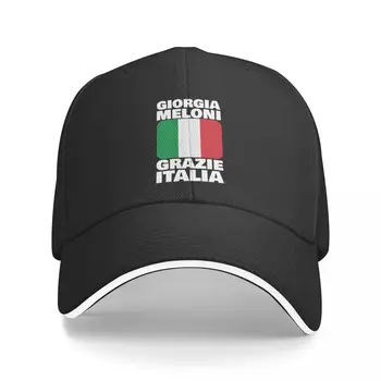 Giorgia Meloni Grazie Italia İtalya Başbakanı Fratelly dİtalia Kap beyzbol şapkası Kapaklar plaj kap kadın erkek