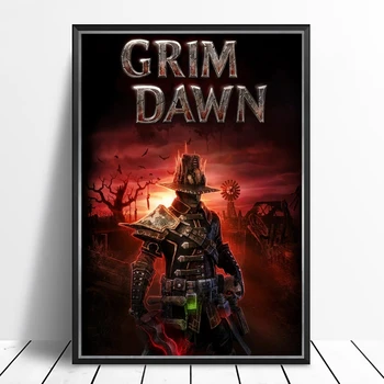 Grim Şafak Kesin video oyunu Tuval Poster Ev duvar tablosu Dekorasyon (Çerçeve Yok)