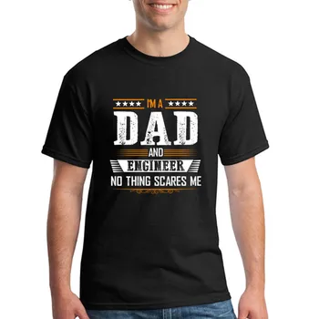 Im Bir Baba Ve Mühendis Erkekler İçin Baba Komik Hediye Komik Tişörtleri erkek T Shirt Rahat Pamuk Kısa Kollu Unisex En Tees Giysileri