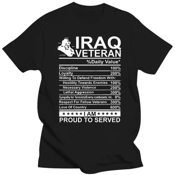 Irak Veteran Günlük Değer Disiplin Sadakat Özgürlüğü Savunmaya İstekli Hizmet Etmekten Gurur Duyuyorum Hoodies Tişörtü S-3XL Yeni