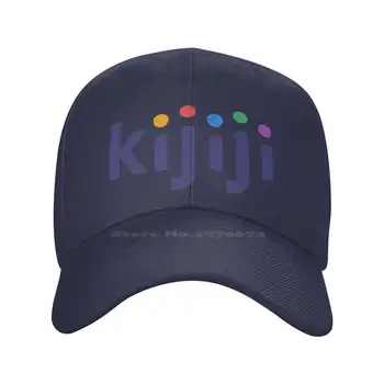 Kıjıjı Logo Moda kaliteli Denim kap Örme şapka Beyzbol şapkası