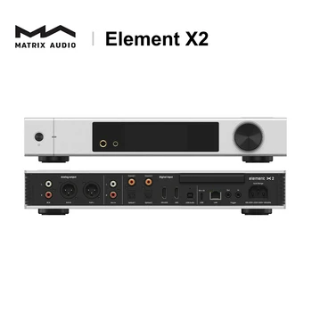 Matris Elemanı X2 Bluetooth Flama Müzik Çalar AMP / DAC Dijital / Analog Kaynakları All-in-one kulaklık amplifikatörü ES9038PRO çip