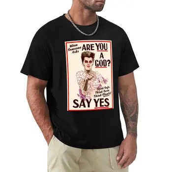 Sen Tanrı mısın? T-Shirt tees vintage giyim spor fan t-shirt komik t shirt t shirt erkekler için paketi