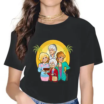 Temel ve Basit Sevimli Kız Kadın T-Shirt Altın Kızlar Komedi Aile Dostluk Bea Arthur 5XL Blusas Harajuku Casual Tops