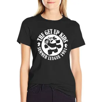 Yaz Ligi 1981-Kalk Çocuklar t-shirt, emo, sonrası hardcore T-Shirt Kadın giyim yaz üstleri t shirt elbise Kadın