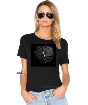 Yaz yenilik karikatür T-shirt Maserati Siyah Unisex T-Shirt Tees Gömlek