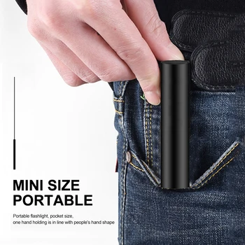 ZK30 Şarj Edilebilir 3W Mini 365nm UV El Feneri Ultraviyole USB Mor Linternas Halı Pet İdrar Dedektörü Yakalamak Akrepler
