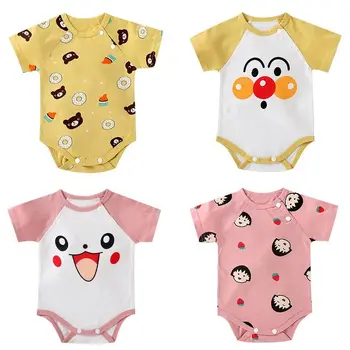 Üç Parçalı Set Bebek Giysileri 0 İla 12 Ay Bebek Kız Giysileri bebek nesneleri Bodysuits ve Tek parça Yaz Aylarında Serin ve Rahat