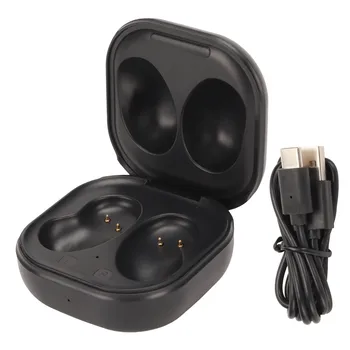 Şarj Durumda Sağlam Kabuk USB Kulaklık Şarj Durumda Siyah Şarj Göstergesi Büyük Kapasiteli Pil Kulakiçi için